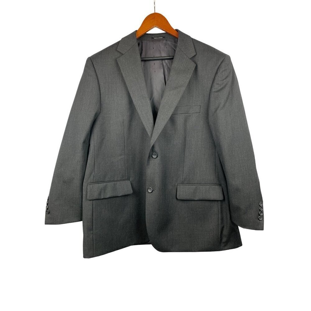 Joseph & Feiss Mens Gray Blazer Jacket 2XL